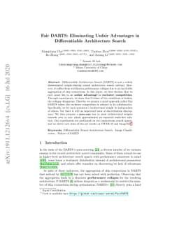 Fair DARTS: Eliminating Unfair Advantages in Differentiable Architecture
  Search