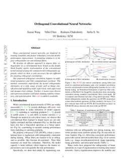 Orthogonal Convolutional Neural Networks