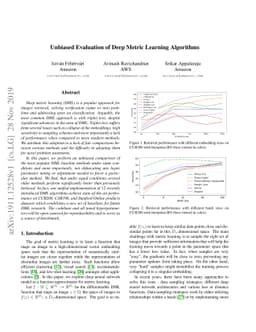 Unbiased Evaluation of Deep Metric Learning Algorithms