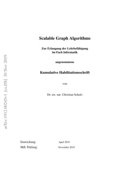 Scalable Graph Algorithms