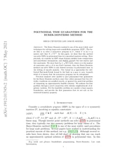 Polynomial time guarantees for the Burer-Monteiro method