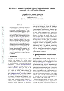 RoNGBa: A Robustly Optimized Natural Gradient Boosting Training Approach
  with Leaf Number Clipping