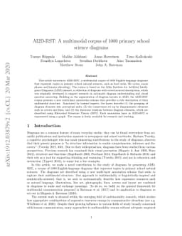 AI2D-RST: A multimodal corpus of 1000 primary school science diagrams