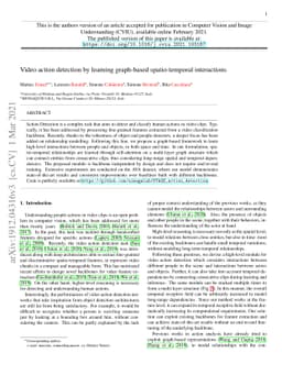 Video action detection by learning graph-based spatio-temporal
  interactions