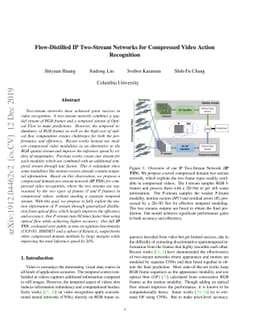 Flow-Distilled IP Two-Stream Networks for Compressed Video Action
  Recognition