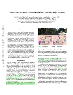 TANet: Robust 3D Object Detection from Point Clouds with Triple
  Attention
