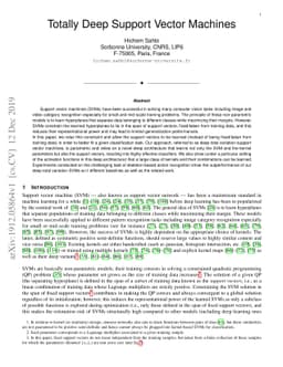 Totally Deep Support Vector Machines