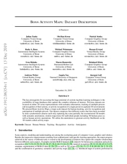Bonn Activity Maps: Dataset Description