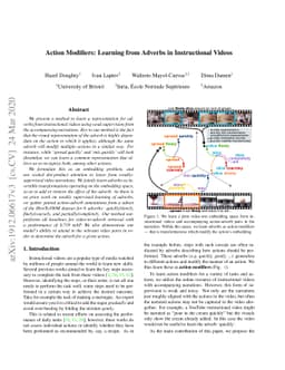Action Modifiers: Learning from Adverbs in Instructional Videos