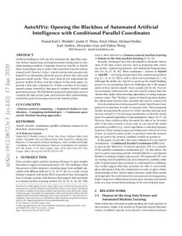 AutoAIViz: Opening the Blackbox of Automated Artificial Intelligence
  with Conditional Parallel Coordinates