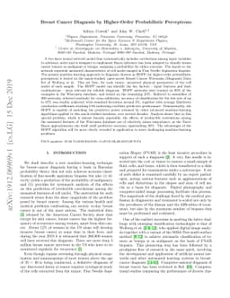 Breast Cancer Diagnosis by Higher-Order Probabilistic Perceptrons