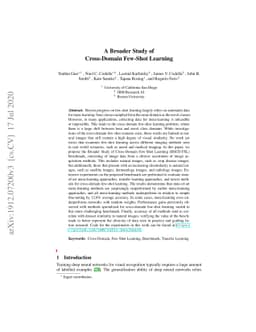 A Broader Study of Cross-Domain Few-Shot Learning