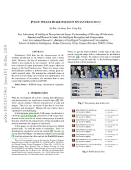PolSF: PolSAR image dataset on San Francisco
