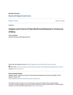 Analysis and Control of Fiber-Reinforced Elastomeric Enclosures (FREEs)