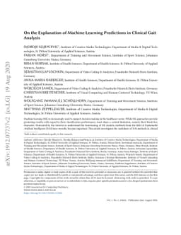 On the Explanation of Machine Learning Predictions in Clinical Gait
  Analysis