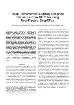 Deep Reinforcement Learning Designed Shinnar-Le Roux RF Pulse using
  Root-Flipping: DeepRF_SLR