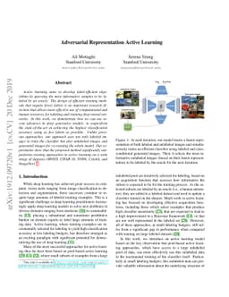 Adversarial Representation Active Learning