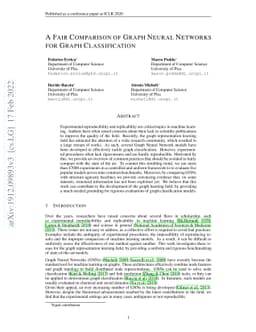 A Fair Comparison of Graph Neural Networks for Graph Classification