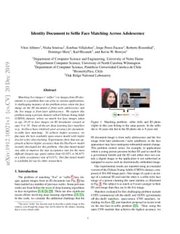 Identity Document to Selfie Face Matching Across Adolescence