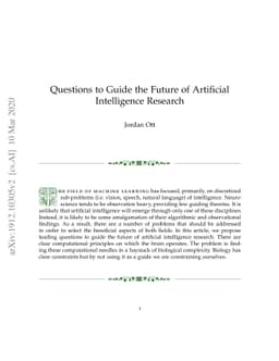 Questions to Guide the Future of Artificial Intelligence Research
