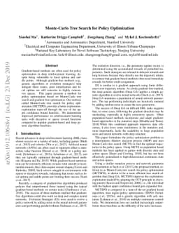 Monte-Carlo Tree Search for Policy Optimization
