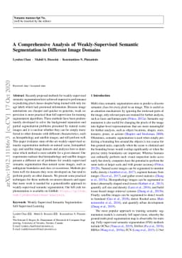 A Comprehensive Analysis of Weakly-Supervised Semantic Segmentation in
  Different Image Domains