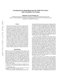 Learning Inverse Depth Regression for Multi-View Stereo with Correlation
  Cost Volume