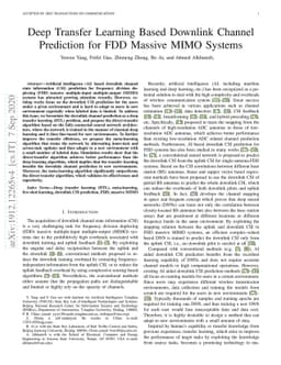 Deep Transfer Learning Based Downlink Channel Prediction for FDD Massive
  MIMO Systems