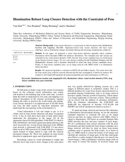 Illumination Robust Loop Closure Detection with the Constraint of Pose
