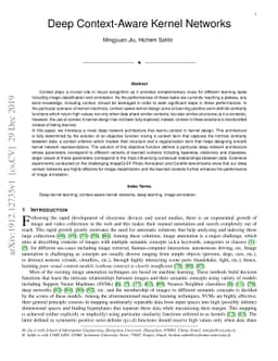 Deep Context-Aware Kernel Networks