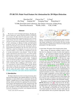 PV-RCNN: Point-Voxel Feature Set Abstraction for 3D Object Detection