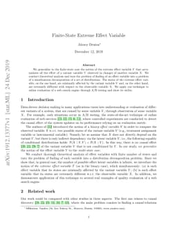 Finite-State Extreme Effect Variable