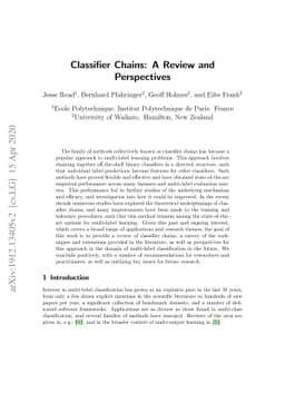 Classifier Chains: A Review and Perspectives