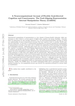A Neurocomputational Account of Flexible Goal-directed Cognition and
  Consciousness: The Goal-Aligning Representation Internal Manipulation Theory
  (GARIM)