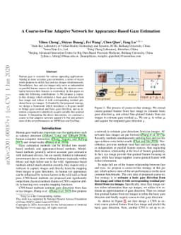 A Coarse-to-Fine Adaptive Network for Appearance-Based Gaze Estimation