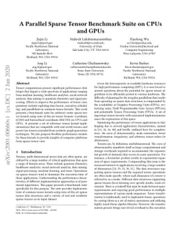 A Parallel Sparse Tensor Benchmark Suite on CPUs and GPUs