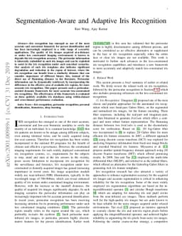 Segmentation-Aware and Adaptive Iris Recognition