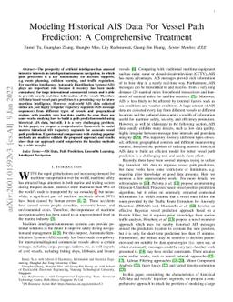 Modeling Historical AIS Data For Vessel Path Prediction: A Comprehensive
  Treatment