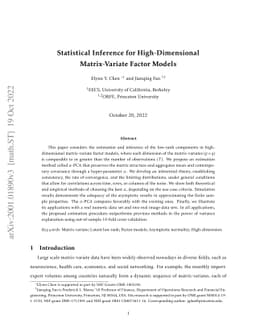 Statistical Inference for High-Dimensional Matrix-Variate Factor Model