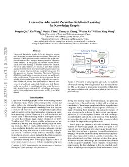 Generative Adversarial Zero-Shot Relational Learning for Knowledge
  Graphs