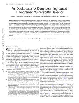 VulDeeLocator: A Deep Learning-based Fine-grained Vulnerability Detector