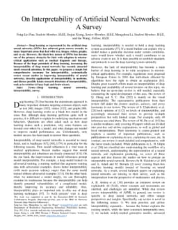 On Interpretability of Artificial Neural Networks: A Survey