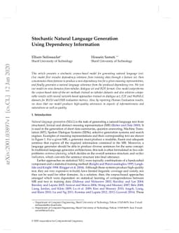 Stochastic Natural Language Generation Using Dependency Information