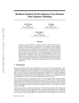 Residual Attention Net for Superior Cross-Domain Time Sequence Modeling