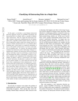 Classifying All Interacting Pairs in a Single Shot