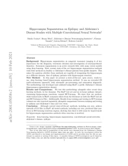 Hippocampus Segmentation on Epilepsy and Alzheimer's Disease Studies
  with Multiple Convolutional Neural Networks