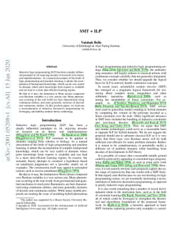 SMT + ILP