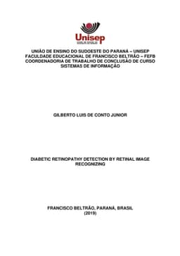 Diabetic Retinopathy detection by retinal image recognizing