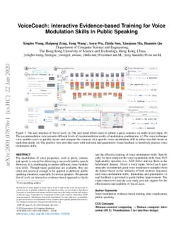 VoiceCoach: Interactive Evidence-based Training for Voice Modulation
  Skills in Public Speaking