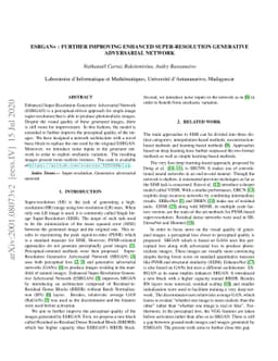 ESRGAN+ : Further Improving Enhanced Super-Resolution Generative
  Adversarial Network